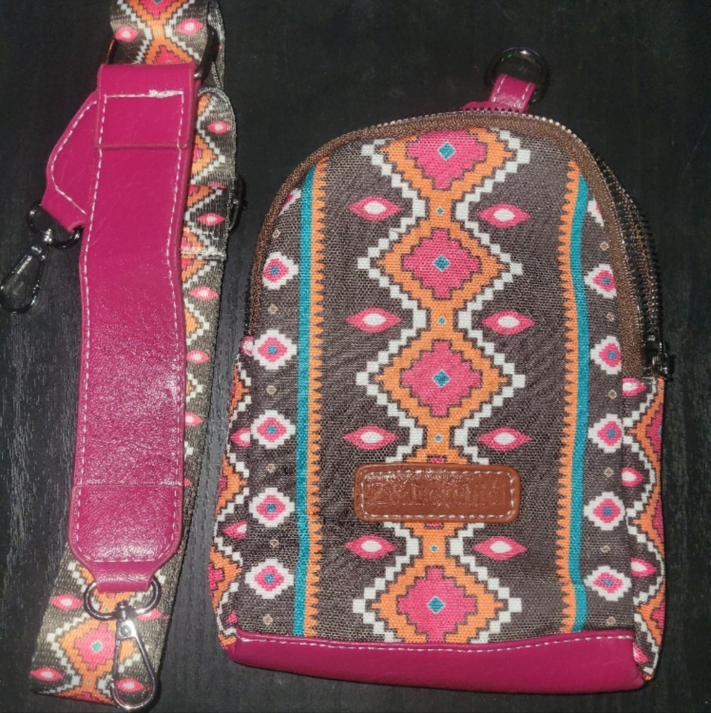 Colorful Geometric Patterned Women's Bag
